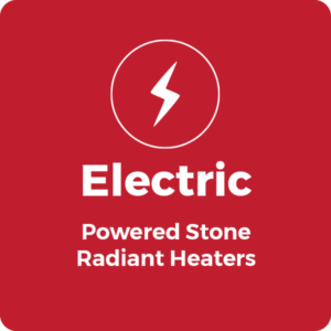 Electric powered Stone Radiant Heaters